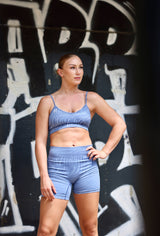 Short Tiger Blue-Grey-Black