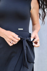 Robe Short Noeud Noire