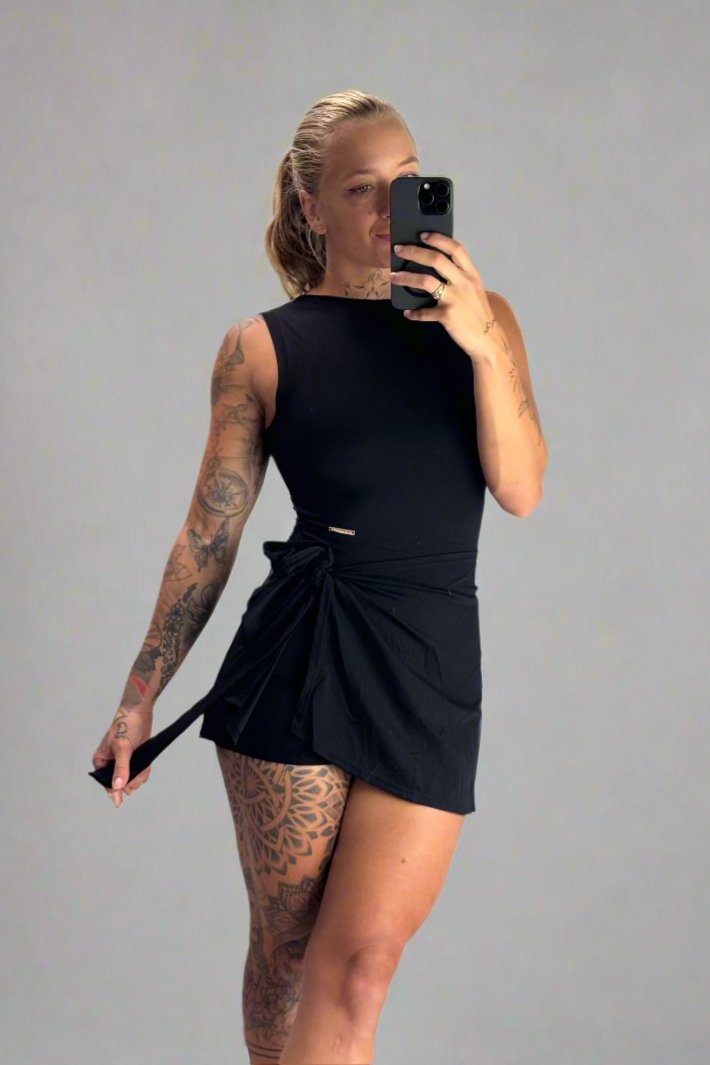 Robe Short Noeud Noire