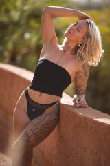 String MENSTRUEL Dentelle Noir