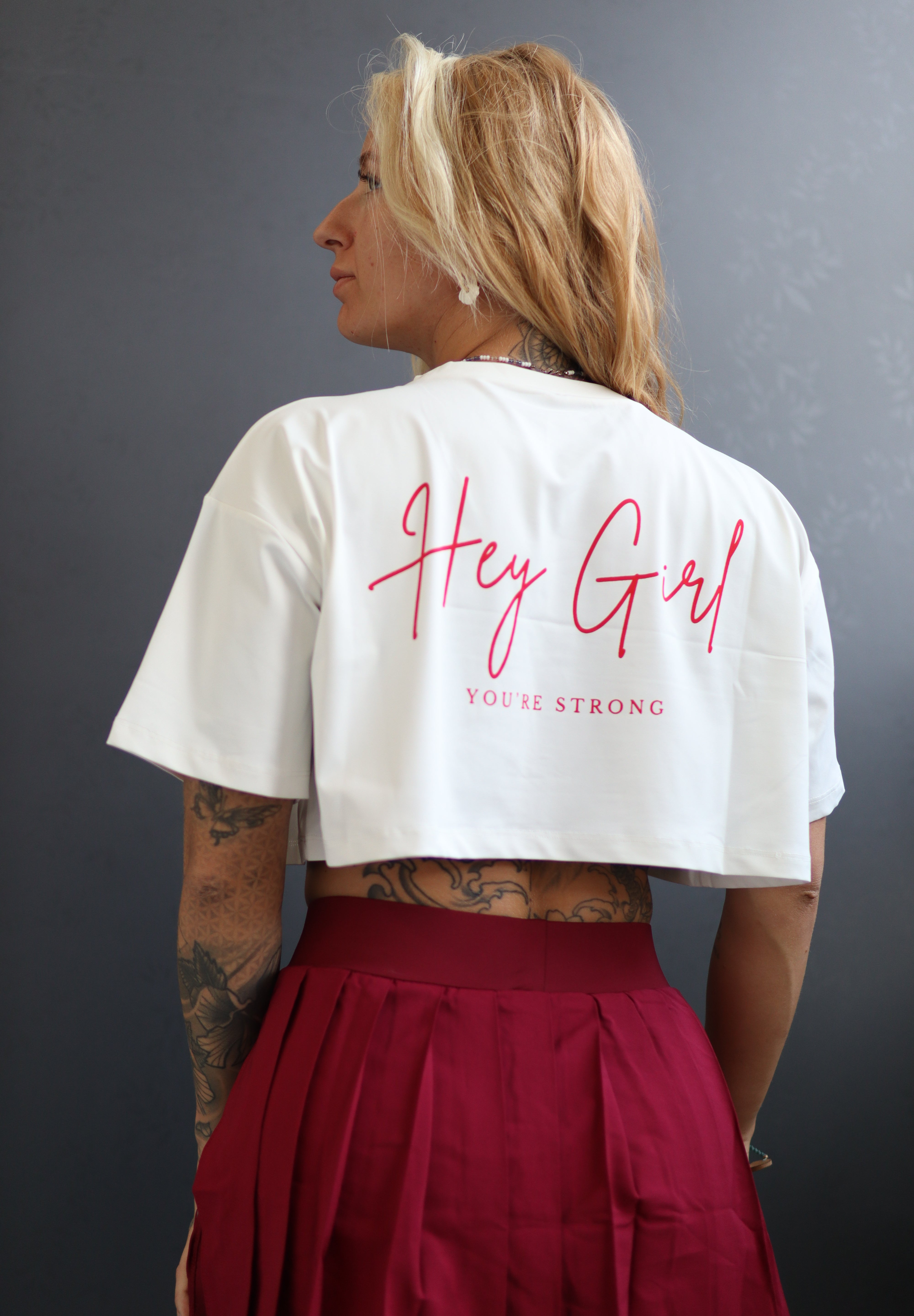 Crop Top Hey Girl