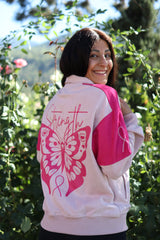 Jaquette Octobre Rose en Collab avec MinaRaven