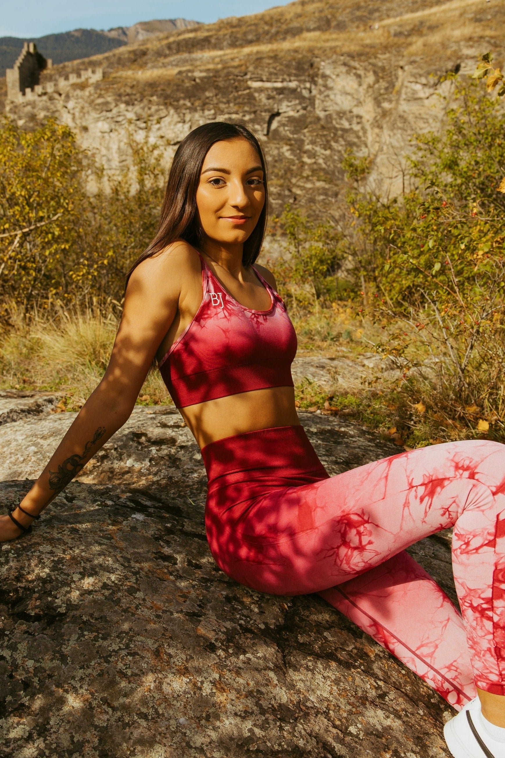 November Door Burgundy Leggings