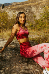 November Door Burgundy Leggings