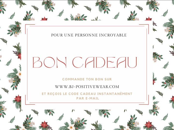 Bon cadeau 25.- / 50.- / 100.- / 200.- / 300.- / 500.-