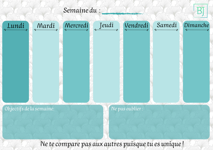 Sous-main planning organisation